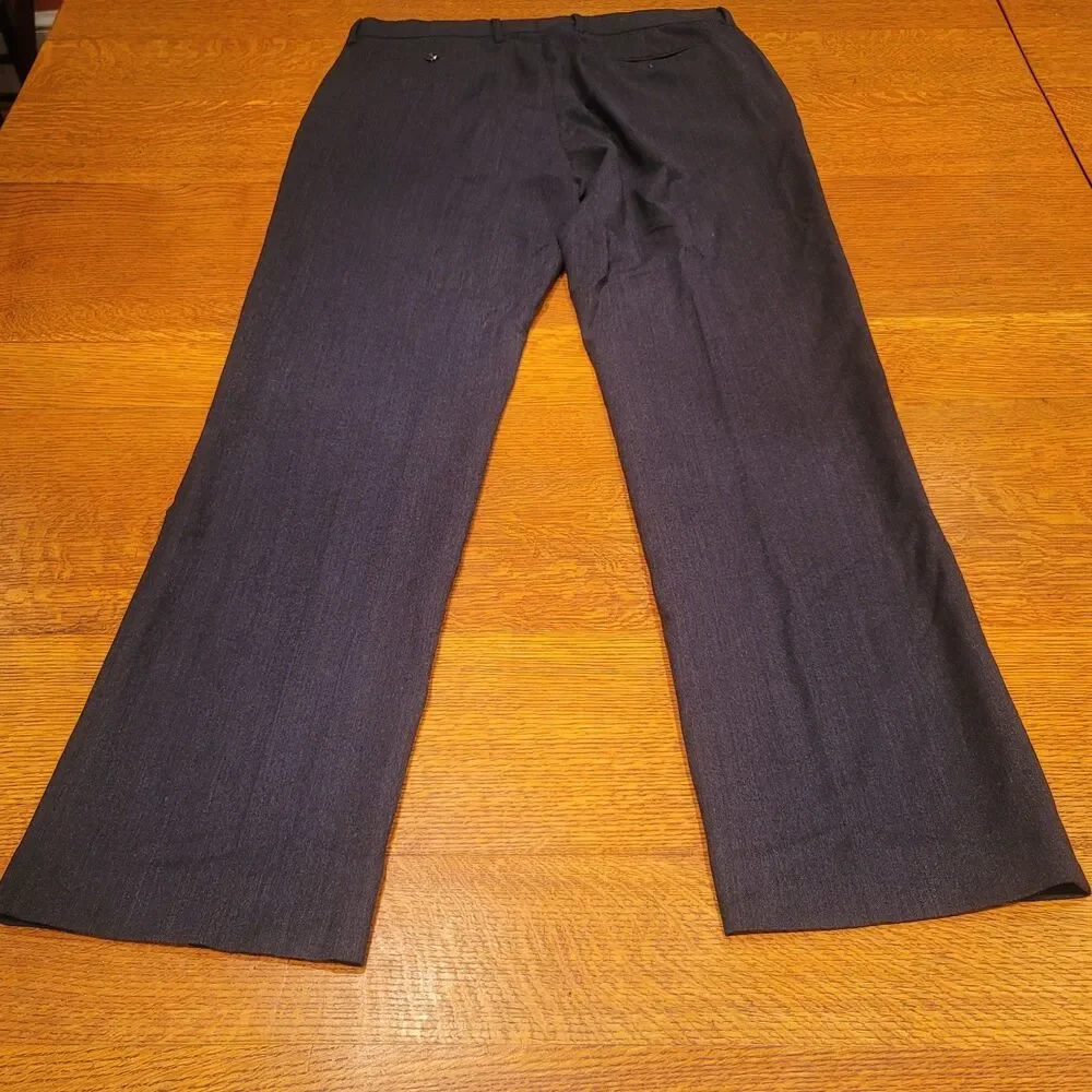 Banana Republic Tailored Slim Fit Wool Stretch Pants 36x34 Gray